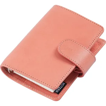 Diář Kožený diář na cesty | mini diář, kožený zápisník - Grapefruit