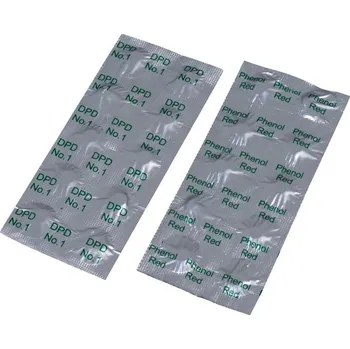 Bazénová chemie PWS - Professional Water System Phenol Red náhradní tablety na měření pH (10ks)