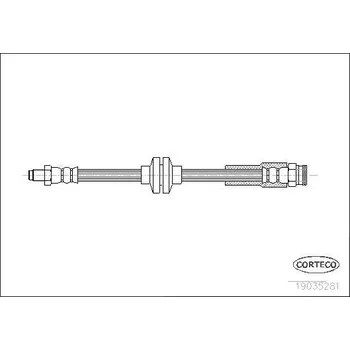 Brzdová hadice Brzdová hadice CORTECO 19035281