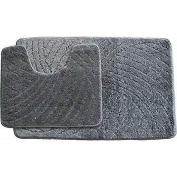 Koberec Protiskluzová koupelnová předložka Classic set šedá, 50x80, šedá, koupelna - 1 rok na vrácení + DOPRAVA ZDARMA k Vám i zpět
