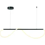 ACA Lighting závěsné svítidlo LED 36W 3000K 2000lm WAVE černá kov IP20 120X6XH215CM ZM36LEDP120BK