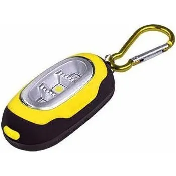 Svítilna Solight LED svítilna s karabinou žlutá