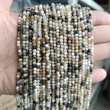 Náramek Minerální korálky | výroba šperků - 23 Amazonit , 2 mm