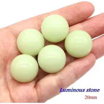 Korálek Přírodní minerální kuličky 20 mm | ametyst korálky | koule z kamene - Světelný kámen , 10 KS