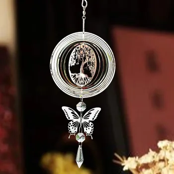 Zahradní dekorace 3d dekorace, lapač světla | zahradní dekorace | ozdoba zahrady - Strom života