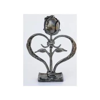 umělá květina Kovaná růže R12a