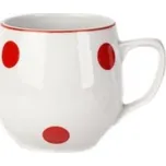 hrnek 300ml BAŇÁK-Červ. puntík, čes.porcelán