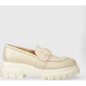 Dámské mokasíny Kožené mokasíny AGL CELESTE D756026PGKA076G107 béžová 02X, EUR 40