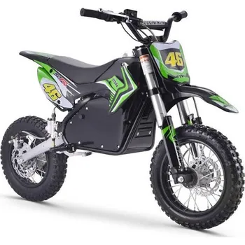 malá motorka Sunway Motocykl Eco Pitbike E-46 48V 1200W 15AH LI - 14/12 zelená