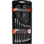 Sada klíčů plochých, očkoplochých a zahnutých 20 ks 6-32mm VERKE PREMIUM V35338