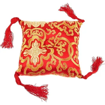 Podložka pod myš Podložka pod tibetskou mísu 18 x 18 cm červená