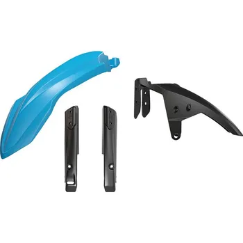 Sada předního blatníku a chráničů vidlic YAMAHA Tenere, RTECH (světle modrá)