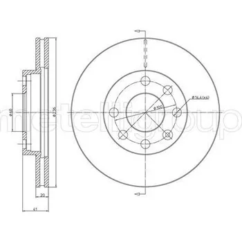 Brzdový kotouč Brzdový kotouč CIFAM CIF800-096