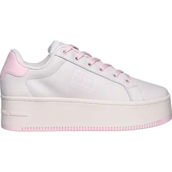 Dámské tenisky Dámská volnočasová obuv Tommy Hilfiger TJW FLATFORM ESS 38 Béžová, Růžová