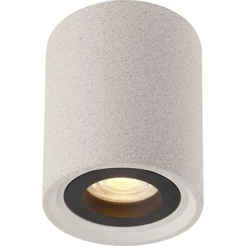 ACA Lighting stropní svítidlo 1XGU10 bílý beton D8,5XH10CM MONTE MK141S10W
