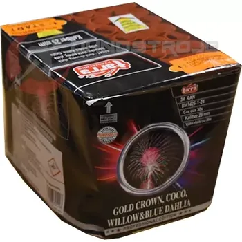 Zábavní pyrotechnika Gold Crown, Coco, Willow 34 ran