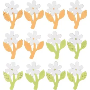 Maják Kytičky 4cm 12ks s lepíkem v sáčku