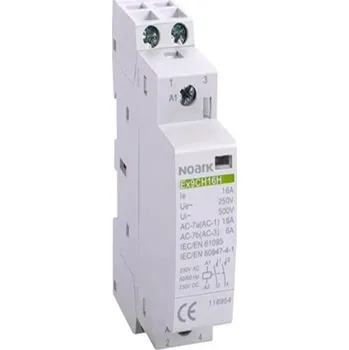 modulární přístroj a rozvaděč Noark tichý instalační stykač Ex9CH16H 10 24V AC/DC, 116947
