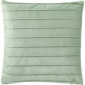 Povlak na polštářek Dekorační povlak na polštář Lola 40x40 cm – velurový, zelený, moderní
