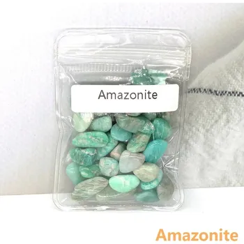Dekorace do akvária Přírodní krystalové kameny pro dekorace, akvária, šperky | dekorace do akvária | přírodní kameny - Amazonit , 20 g se sáčkem
