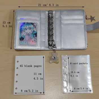 Zápisník Koženkový A6 zápisník se stylovým designem | přenosný zápisník, malý diář - Set na notebook