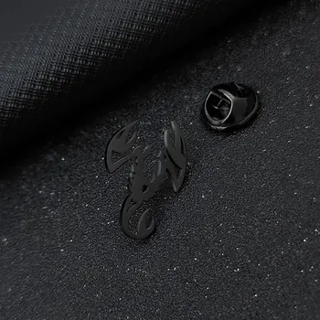 Brož Vintage brož štír nerezová | Elegantní doplněk - Černý