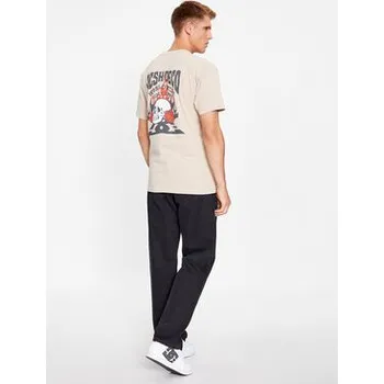 Pánské oblečení DC Shoes T-Shirt Defiant Tees ADYZT05309 Béžová Regular Fit L
