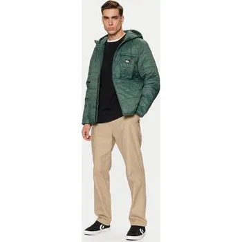 Quiksilver Bunda pro přechodné období Check Mate EQYJK04095 Zelená Regular Fit XXL