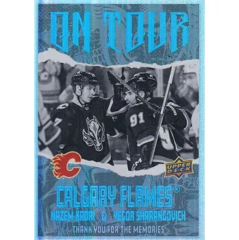 Sběratelská karetní hra insert karta KADRI/SHARANGOVICH 24-25 UD Ser. 2 On Tour číslo OT-20