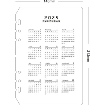 Diář Komponenty k sestavení deníku | poznámkový blok, týdenní diář - 2025 , A6