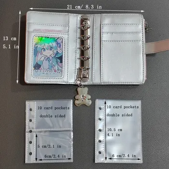 Zápisník Koženkový A6 zápisník se stylovým designem | přenosný zápisník, malý diář - Sada fotoalba