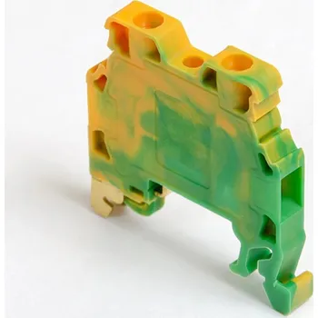 svorka ONKA 2,5mm2 PE Šroubová kolejnicová spojka svorkovnice terminál na DIN