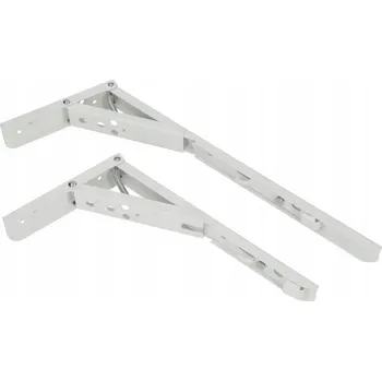 Úhloměr Skládací úhelník 300x1,4 mm bílý