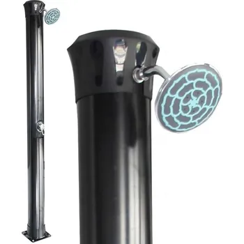 Zahradní sprcha PWS Solární sprcha COMFORT ALU bez kohoutku na oplach nohou Černá