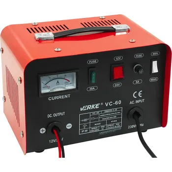Nabíječka autobaterie Verke VC-60 V80005 12/24V 250Ah 30A