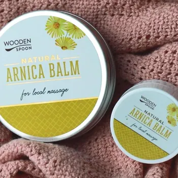 Masážní přípravek WoodenSpoon Přírodní masážní balzám s výtažky arniky WoodenSpoon, 60 ml