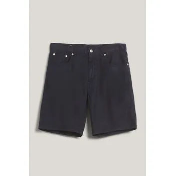 Pánské oblečení ŠORTKY GANT REG COT/LINEN JEANS SHORTS EVENING BLUE