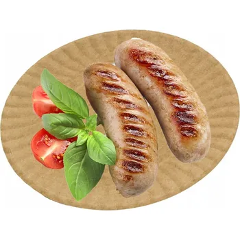 Jednorázové nádobí Papírové talíře 18 cm kulatý 100 ks na grilování a piknik