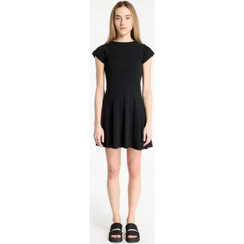 Dámské šaty Šaty Urban Classics Ladies Skater Rib Dress Black M
