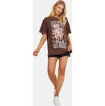 Roxy T-Shirt Sweetjanis Tees URJZT03737 Hnědá Regular Fit M