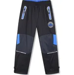 CHLAPECKÉ ŠUSŤÁKOVÉ KALHOTY ČERNÁ/MODRÁ SK7751 Velikost: 122, Barva: Černá/modrý zip