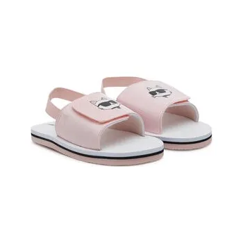 Dámské sandále Karl Lagerfeld Kids Sandály Z30384 S Růžová 28