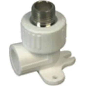 Vodovodní potrubí PWS - Professional Water System PPR nástěnné koleno s kovovým vnějším závitem 20 x 1/2