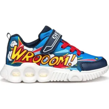 Dívčí tenisky Dětská vycházková obuv Geox J WROOM B. D 31 Modrá, Bílá