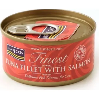 Krmivo pro kočku FISH4CATS Tuna fillet with salmon - mokré krmivo pro kočky - 70g