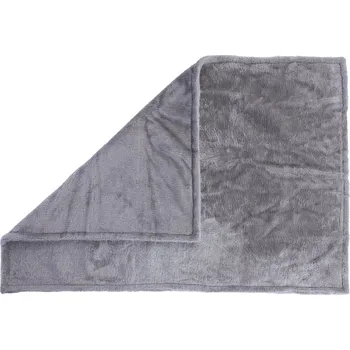 Pelíšek pro kočku Zooplus Basics deka pro kočky 100x70cm šedá