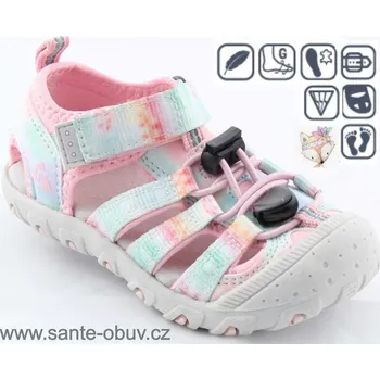 Dámská zdravotní obuv SANTÉ HN/47 PINK/MINT vych. obuv vel.27-36, růžová - 28