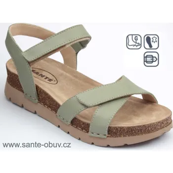 Dámská zdravotní obuv SANTÉ CB/50890 GREEN vych. obuv vel.37-41, --- - 39