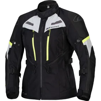 Moto bunda Bunda stella bogota pro drystar, alpinestars, dámská (černá/šedá/žlutá fluo, vel. s)