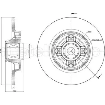 Brzdový kotouč Brzdový kotouč METELLI 23-1395